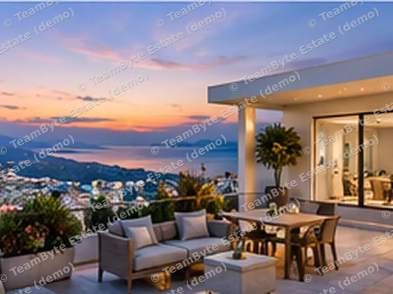 Penthouse with panoramic terrace